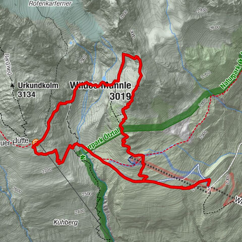 Vent - Wilder Mann - Breslauer Hütte - Stableinalm