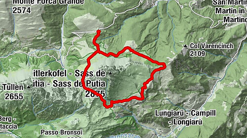 Rund um den Peitlerkofel