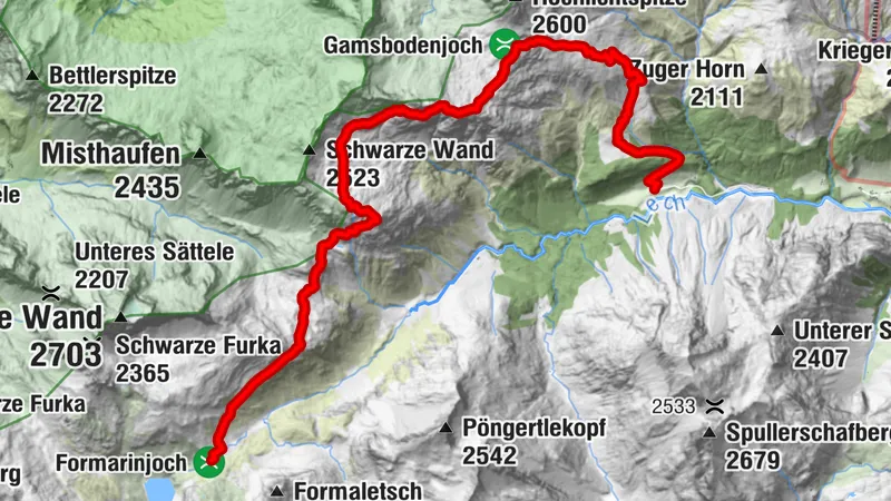 Over the Steinmayerweg to the Göppingen hut