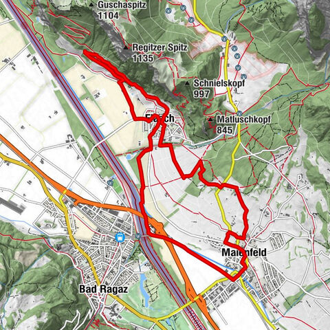 Maienfeld-Fläsch Wine Route