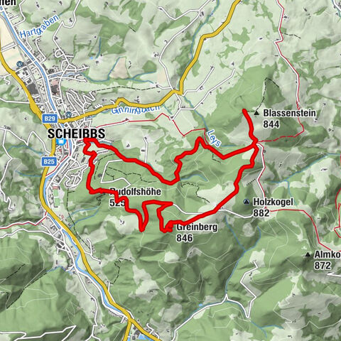 Blassenstein - Greinberg - Jelinekwarte