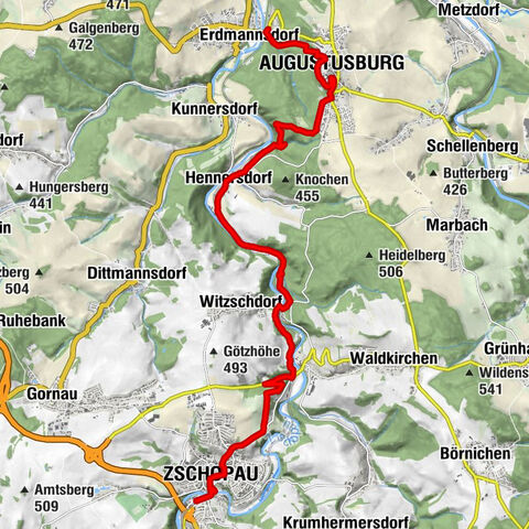 Motorcycle history in the Zschopau valley between Zschopau and Augustusburg
