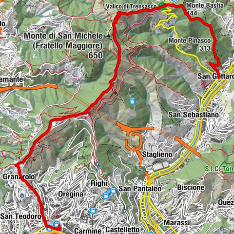 GE_24  The walls and the forts of Genoa