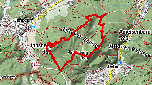 Pferdeberg,Weißer Stein, Jonsberg Jonsdorf,Oybin