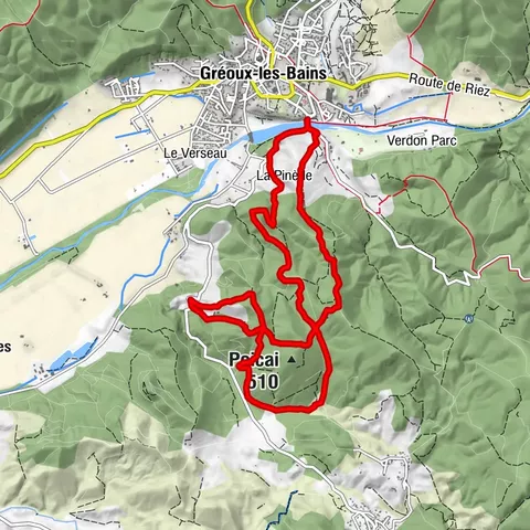 New mountain biking route around Gréoux-les-Bains