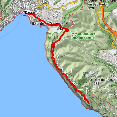 Cassis, Frankreich, Cap Canaille - Sémaphore