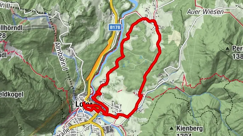 Walking golf route Lofer