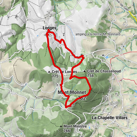 Mont Monnet and Rigotte de Condrieu