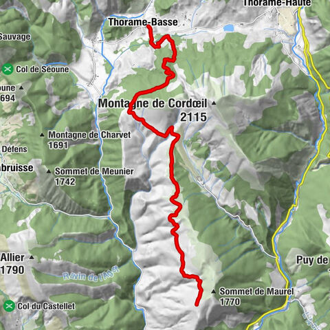 006 TransVerdon Section - From Thorame-Basse to the Maurel Mountain