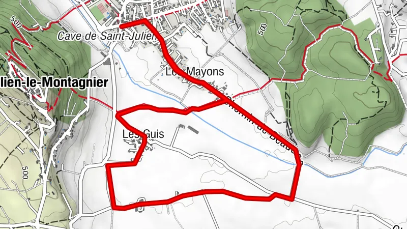 FFC MTB Site - Provence Verdon - Circuit 28 - Green - Saint-Julien-le-Montagnier