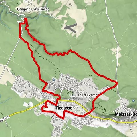 FCF MTB site - Provence Verdon - Track 40 - Blue - Régusse