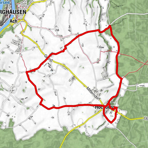 Wanderung Hochburg - erweiterter Friedensweg