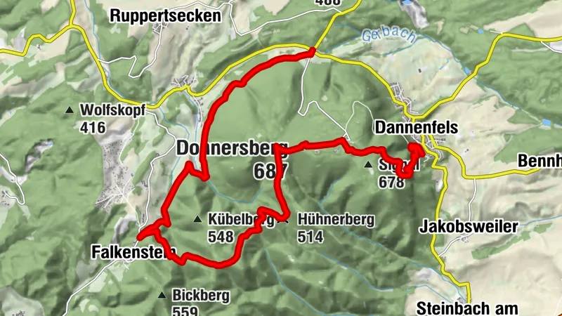 Palatinate Ridgeway Stage 02 Dannenfels - Bastenhaus