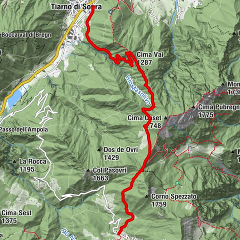 Variante Caset Rinalt - Trail