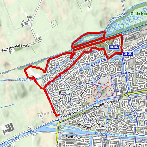 Rondje richting Fluitenberg