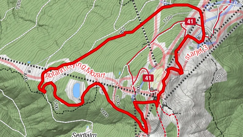 Rupertisee circular hiking trail