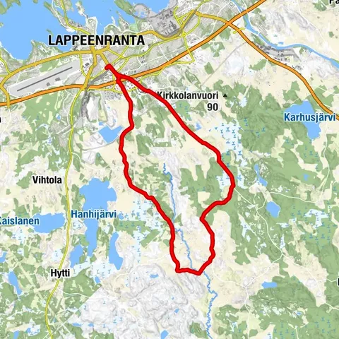 Peatland and Limestone cycling route, Lappeenranta