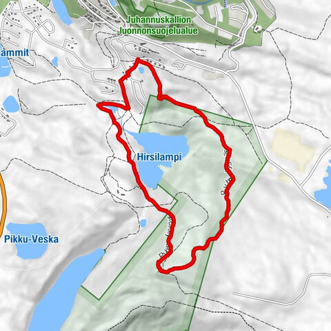 Pyhän jyssäys Trail 6 km, Valtavaara-Pyhävaara Nature Reserve