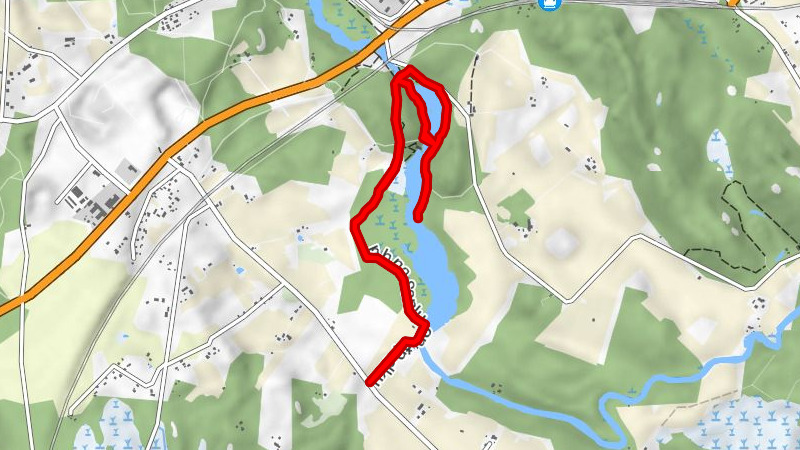 Hiitolanjoki routes Ritakoski-Lahnasenkoski area