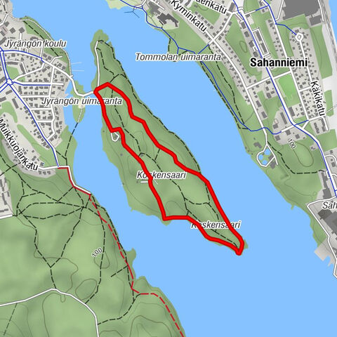 Koskensaari nature trail, Heinola