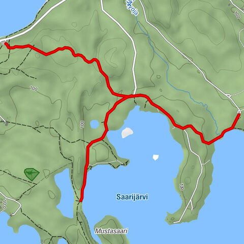 Sonnanen-Harjulampi-Ketturiutta, Paistjärvi recreational area