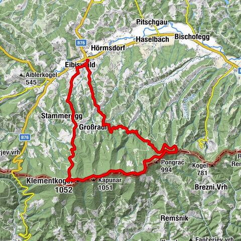 Eibiswald - St. Pongratzen - Kapunerhütte - Eibiswald