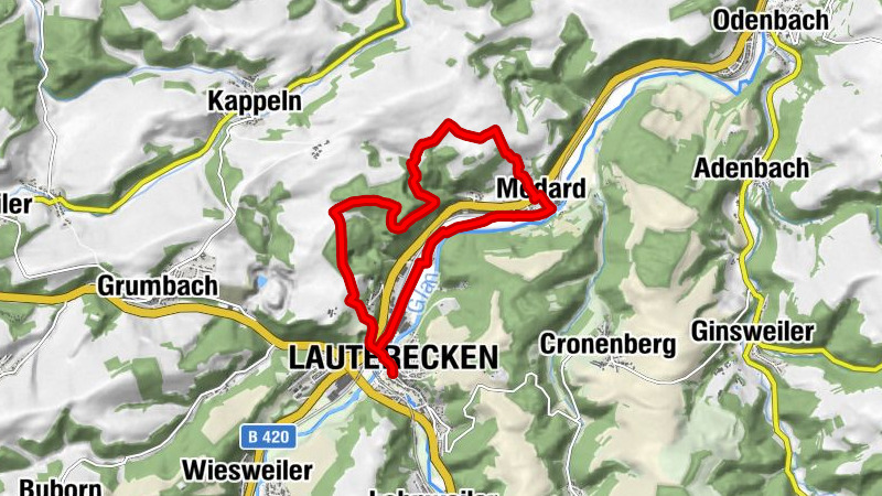 Lauterecken - kleine Rundtour