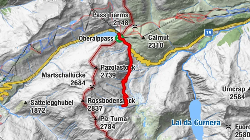 Stage 1: Rhine hike Tomasee - Oberalppass