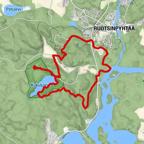 Kukuljärvi route and Branni's cave, Loviisa