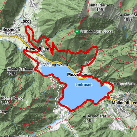 Lago di Ledro - Tour