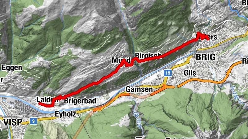 BLS SÜDRAMPE LALDEN - NATERS