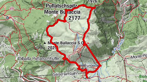 Seiser Alm Puflatsch Umrundund