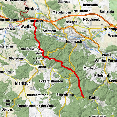 Hike - Rennsteig - Stage 1 - From Hörschel to Ascherbrück / Ruhla