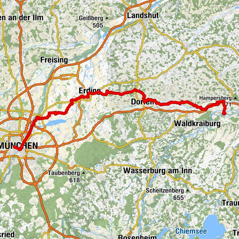 Mühldorfer Radlstern: Mühldorf-München