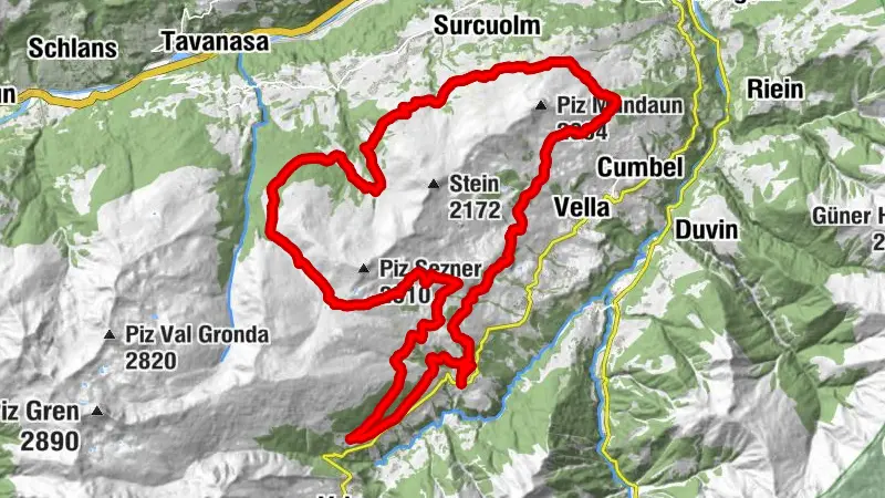Bike Marathon Lumnezia-Obersaxen (old route)
