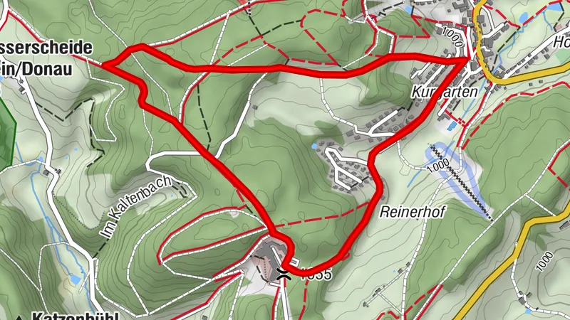 High altitude climate trail Schönwald "Straßwaldrunde No 2"