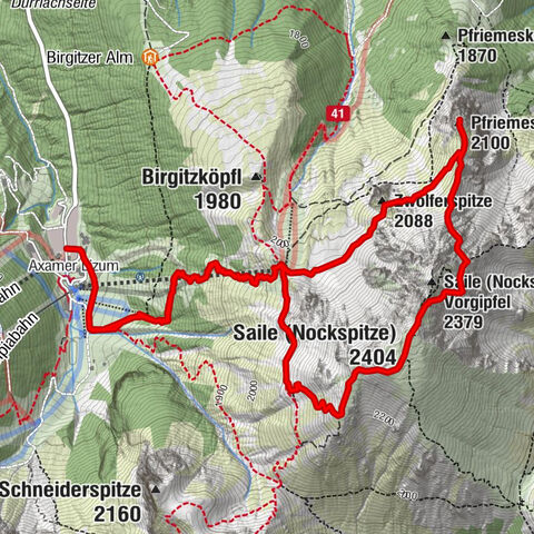 Axamer Lizum, Nockspitze