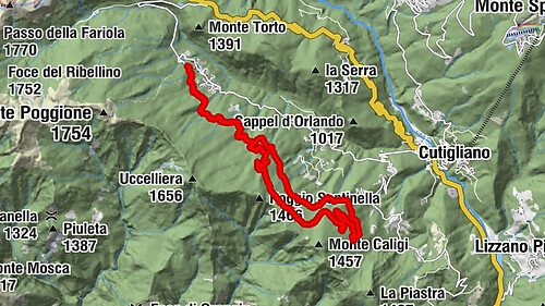 Anello Riserva Naturale Biogenetica Pian degli Ontani