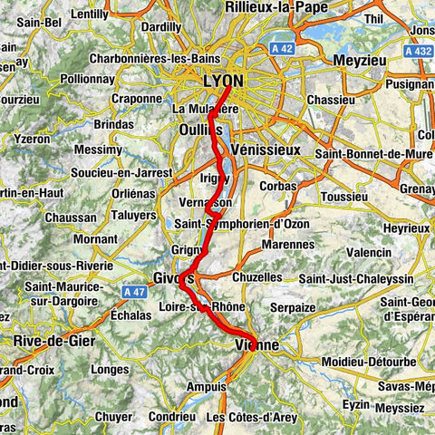 ViaRhôna : De Loire sur Rhône à Condrieu