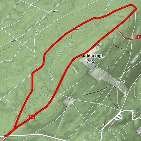 Circular hike around the Idarkopf Tower
