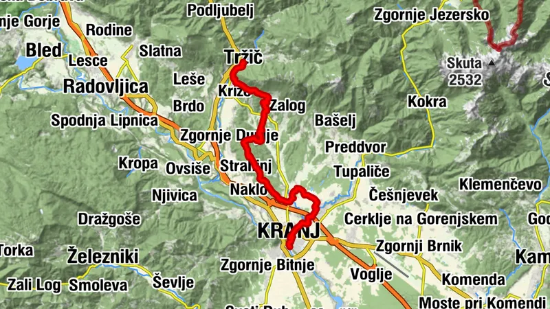 Karavanke Trail- STAGE 3: Kranj - Tržič