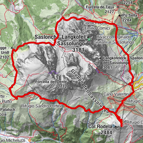 Lang- und Plattkofel Umrundung
