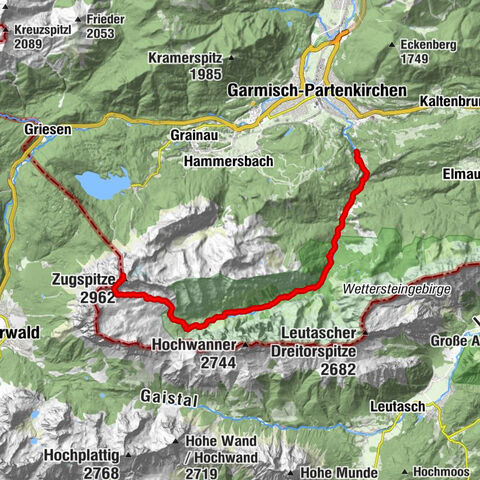 Zugspitze via Reintal
