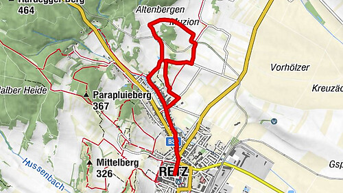 Wine Hiking Trail Retz - Always follow the vines