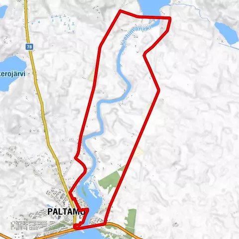 Leppikoski cycling loop 16 km, Paltamo