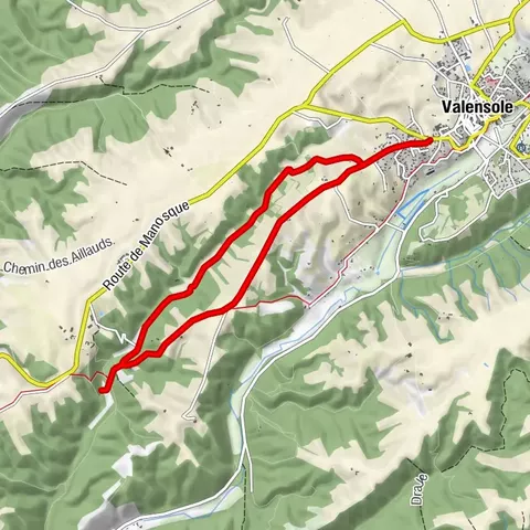 Hiking route "La Trinité"