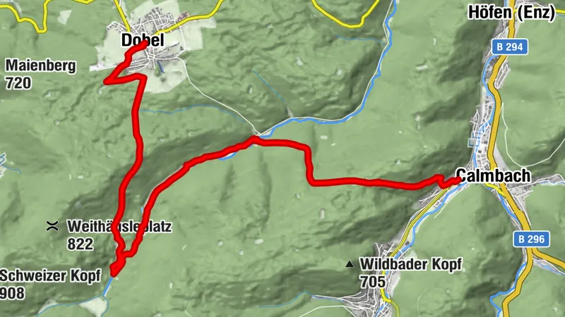 Anniversary hike "50 years of Calw district" - Stage 4 - From Calmbach to Dobel