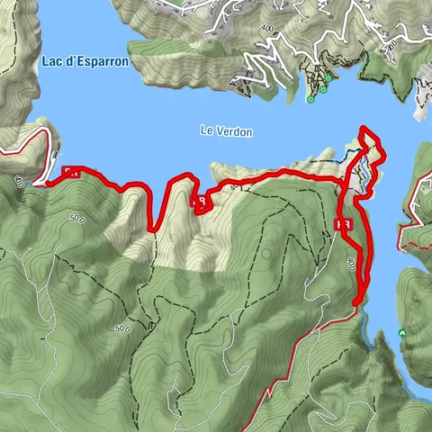 Hiking route "Le Quartier"
