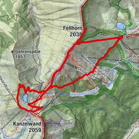Kanzelwand- Fellhorn- Kanzelwand