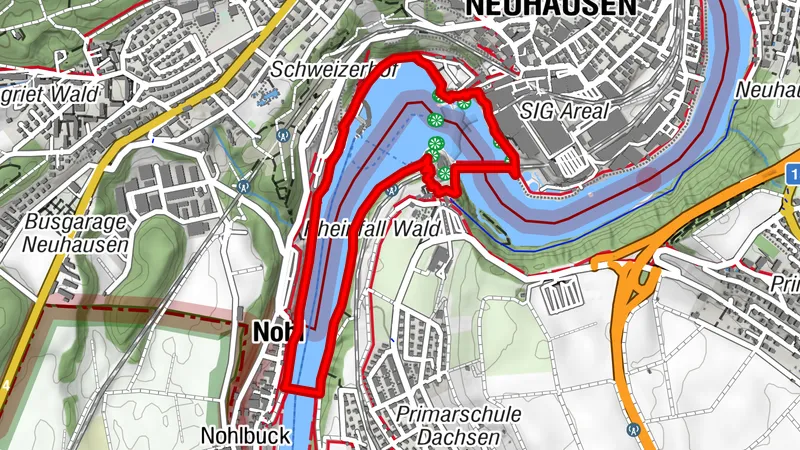 Small Rheinfall Circular Route